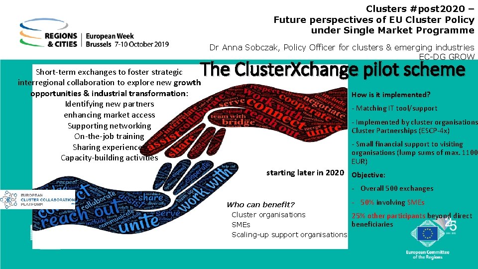 Clusters #post 2020 – Future perspectives of EU Cluster Policy under Single Market Programme