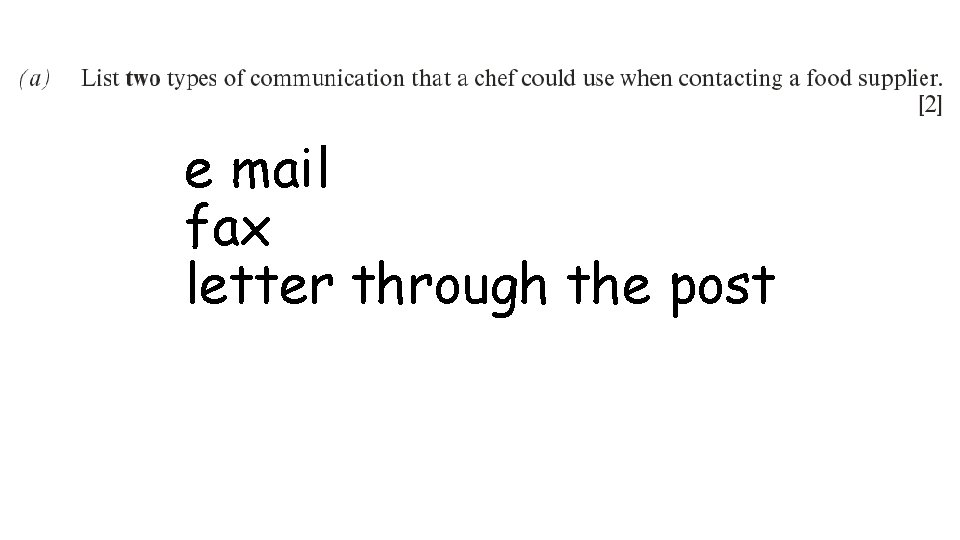 phone e mail fax letter through the post phone e mail fax letter through the post