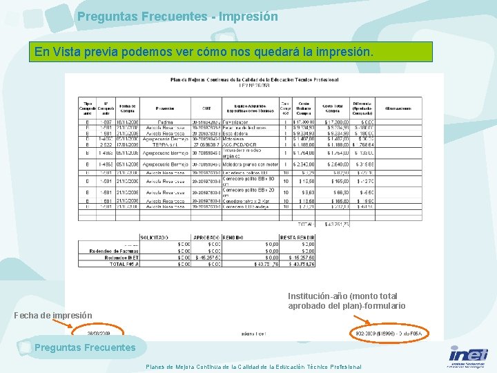 Preguntas Frecuentes - Impresión En Vista previa podemos ver cómo nos quedará la impresión.