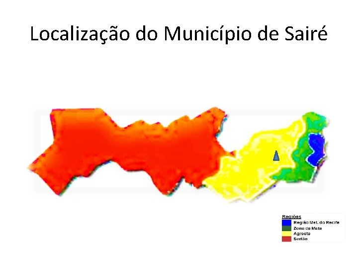 Localização do Município de Sairé 