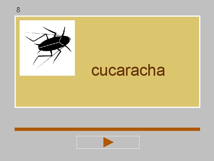 8 cucaracha 8 cucaracha
