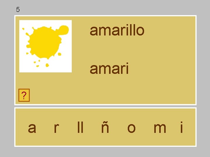 5 amarillo amari ? a r ll ñ o m i 5 amarillo amari ? a r ll ñ o m i