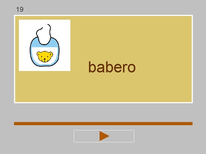 19 babero 19 babero