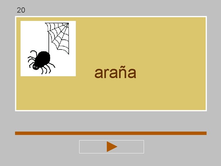20 araña 20 araña