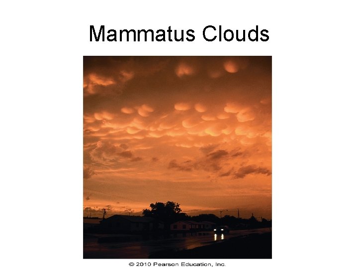 Mammatus Clouds 