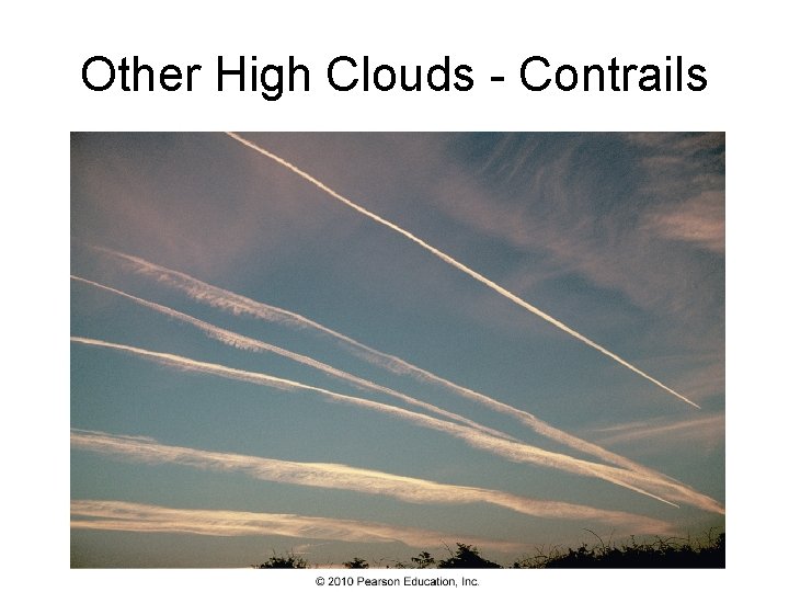 Other High Clouds - Contrails 