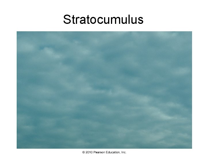 Stratocumulus 