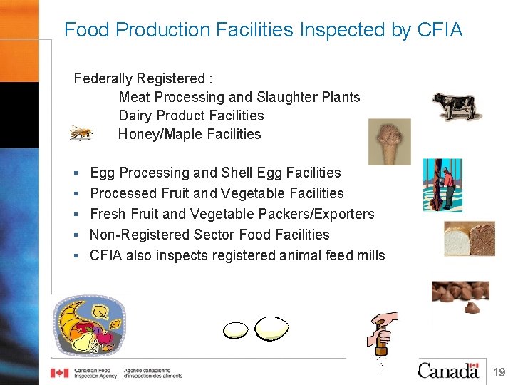 Food Production Facilities Inspected by CFIA Federally Registered : Meat Processing and Slaughter Plants