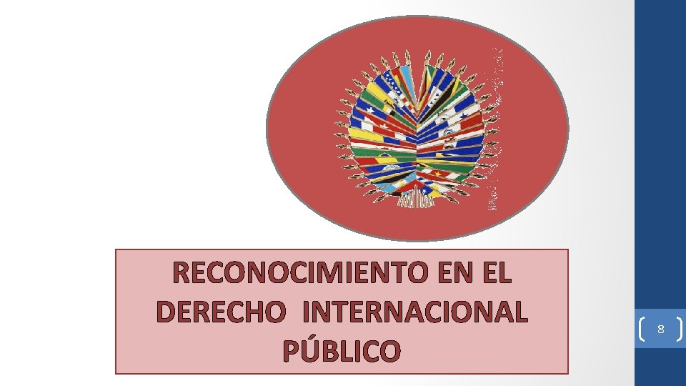 RECONOCIMIENTO EN EL DERECHO INTERNACIONAL PÚBLICO 8 