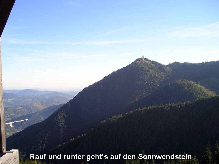 Rauf und runter geht’s auf den Sonnwendstein 