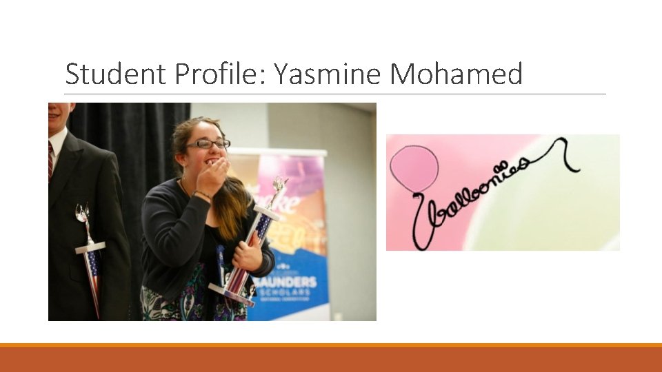 Student Profile: Yasmine Mohamed 