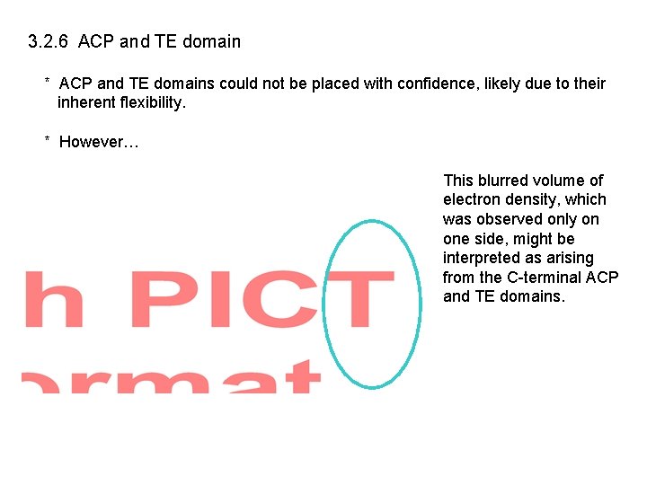 3. 2. 6 ACP and TE domain * ACP and TE domains could not