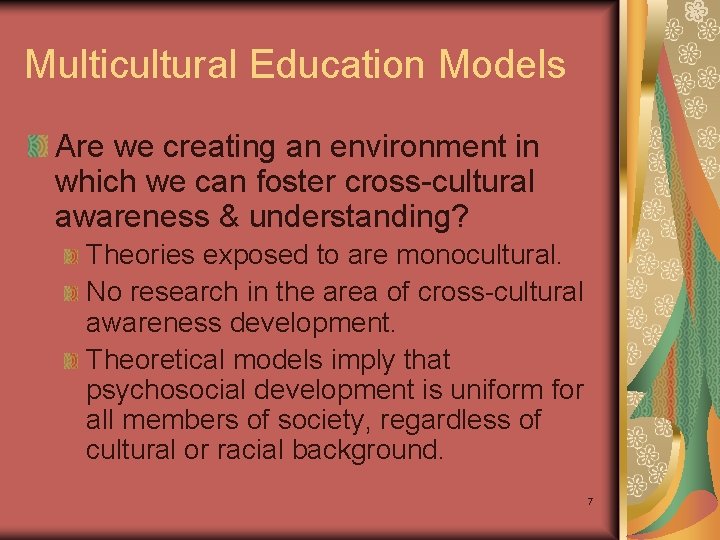 Multicultural Therapy Carolyn R Fallahi Ph D 1