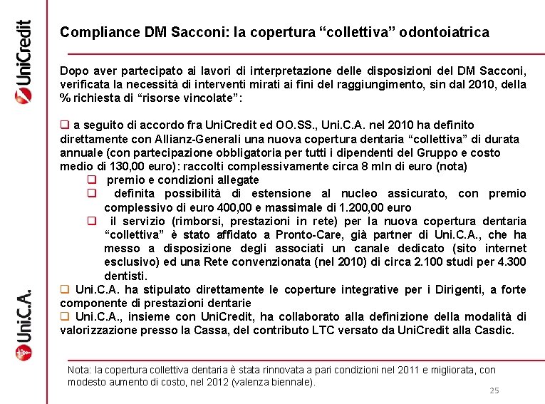 Compliance DM Sacconi: la copertura “collettiva” odontoiatrica Dopo aver partecipato ai lavori di interpretazione