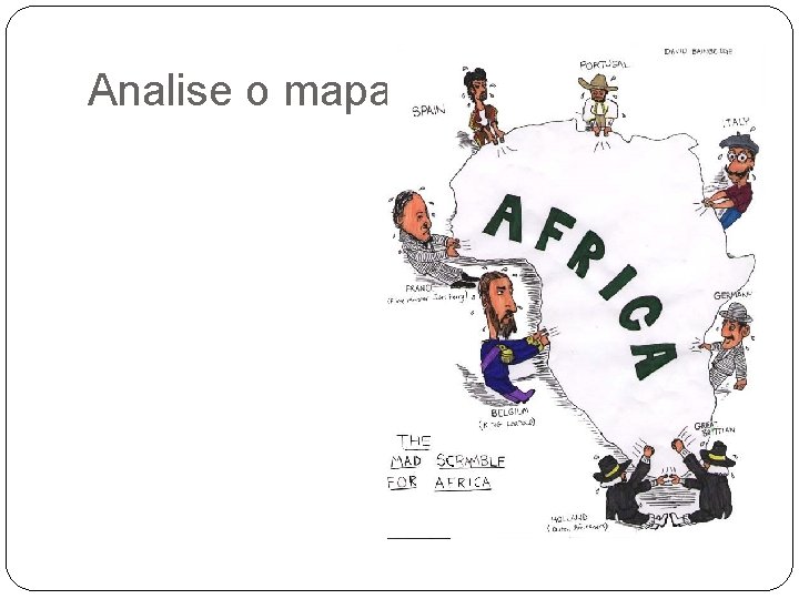Analise o mapa 