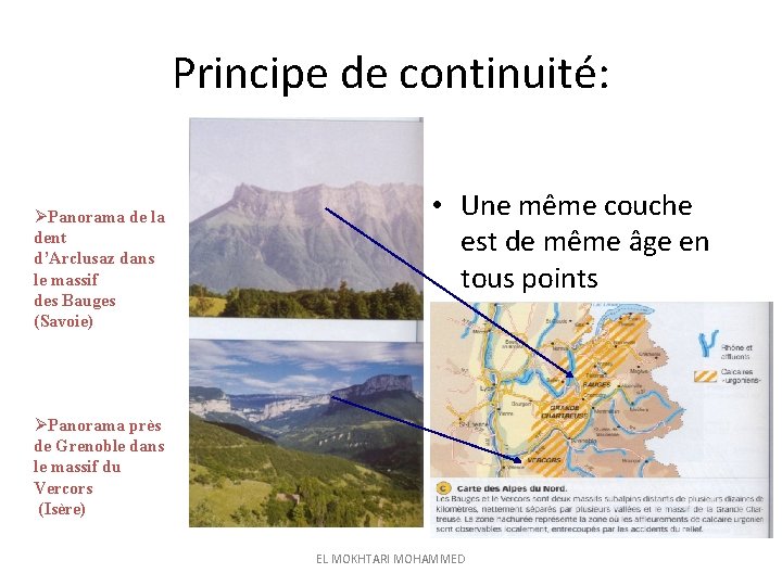 Principe de continuité: ØPanorama de la dent d’Arclusaz dans le massif des Bauges (Savoie)