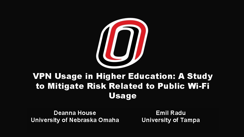 VPN Usage in Higher Education: A Study to Mitigate Risk Related to Public Wi-Fi