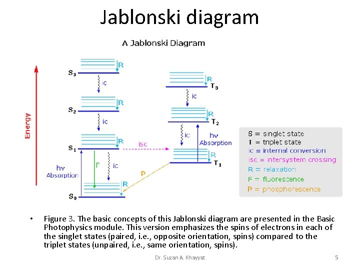 Jablonski diagram • Figure 3. The basic concepts of this Jablonski diagram are presented