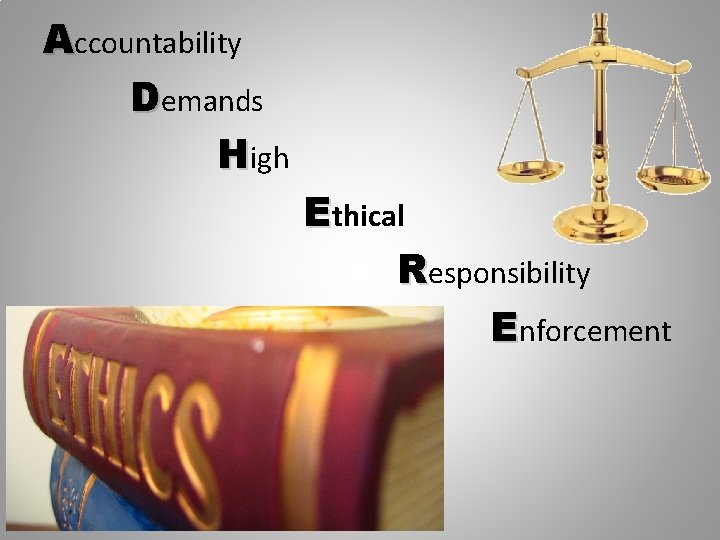 Accountability Demands High Ethical Responsibility Enforcement 