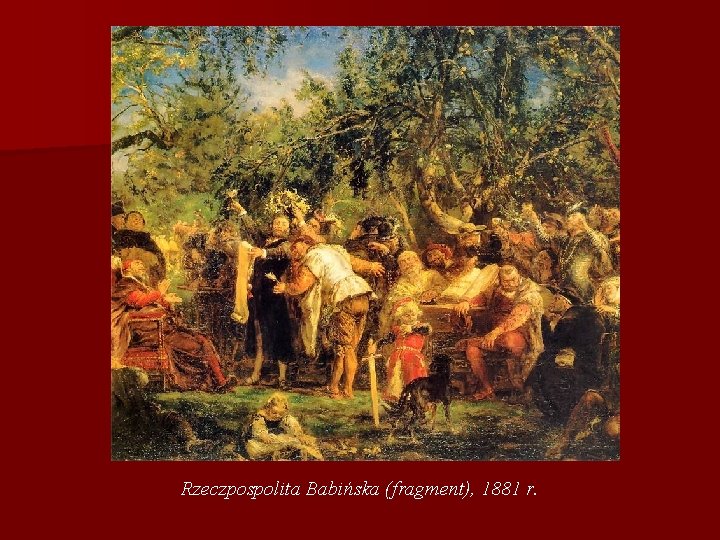 Rzeczpospolita Babińska (fragment), 1881 r. 