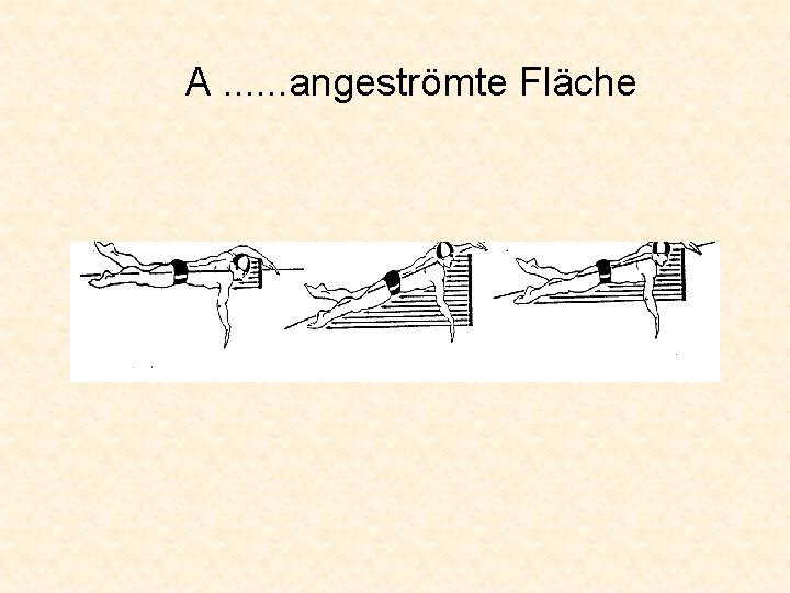 A. . . angeströmte Fläche 