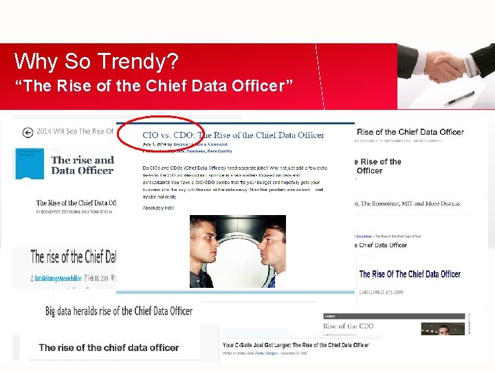 Why So Trendy? “The Rise of the Chief Data Officer” 