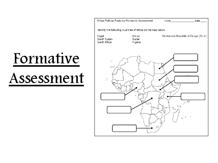 Formative Assessment 