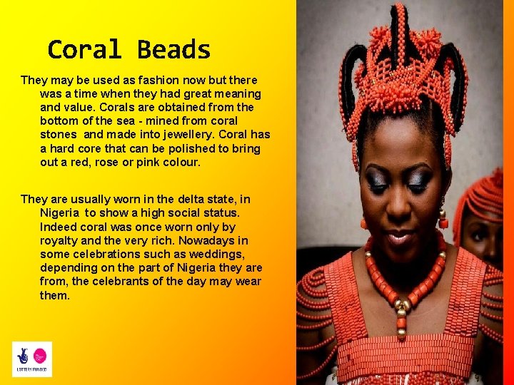 Coral Beads They may be used as fashion now but there was a time