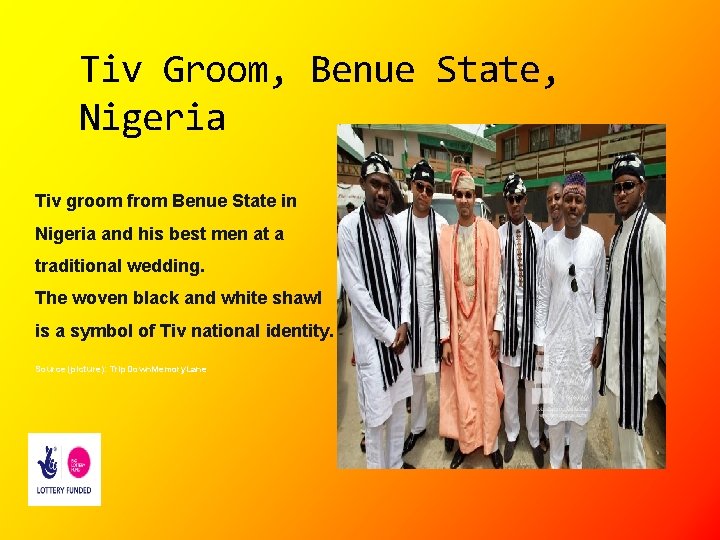 Tiv Groom, Benue State, Nigeria Tiv groom from Benue State in Nigeria and his