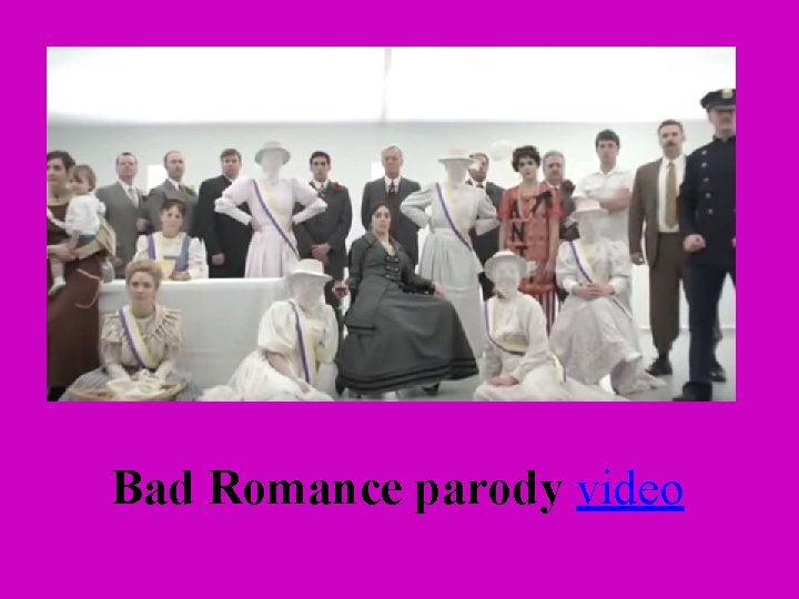 Bad Romance parody video 