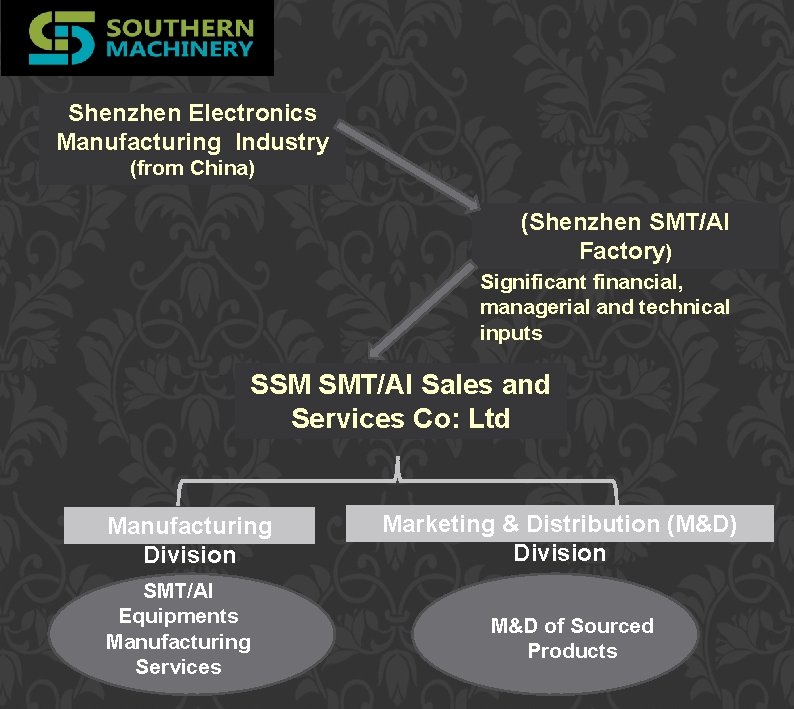 Shenzhen Electronics Manufacturing Industry (from China) (Shenzhen SMT/AI Factory) Significant financial, managerial and technical