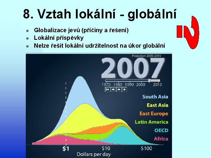 8. Vztah lokální - globální n n n Globalizace jevů (příčiny a řešení) Lokální