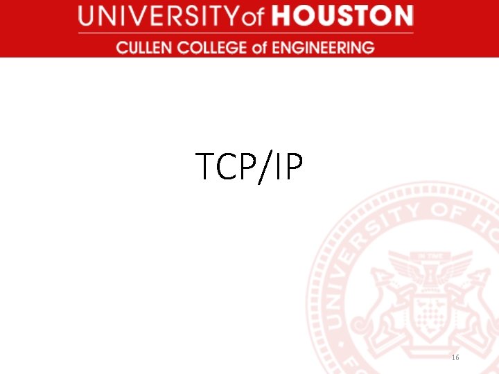 TCP/IP 16 