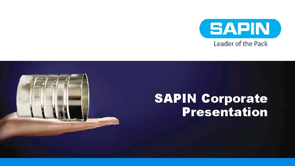 SAPIN Corporate Presentation 
