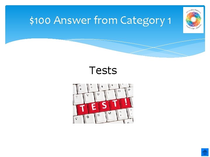 $100 Answer from Category 1 Tests 