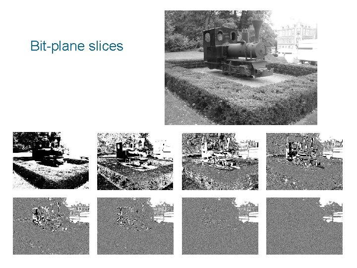 Bit-plane slices 