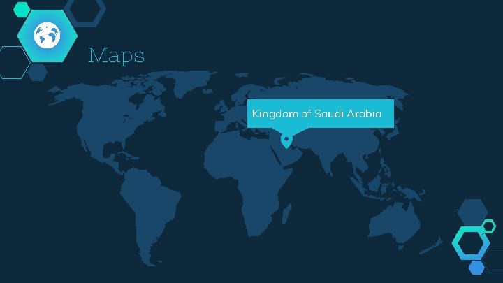 Maps Kingdom of Saudi Arabia 