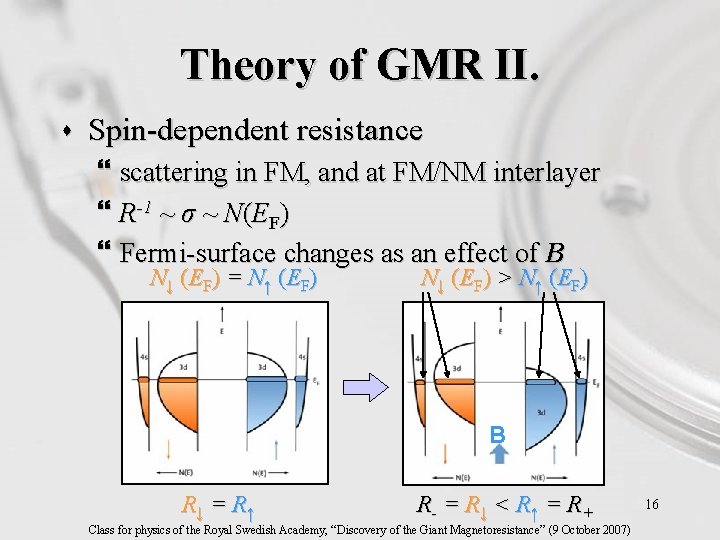 Theory of GMR II. s Spin-dependent resistance } scattering in FM, and at FM/NM