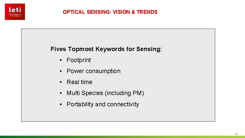 OPTICAL SENSING: VISION & TRENDS • e. Lichens: Personalized Air Quality Fives. Labs: Topmost