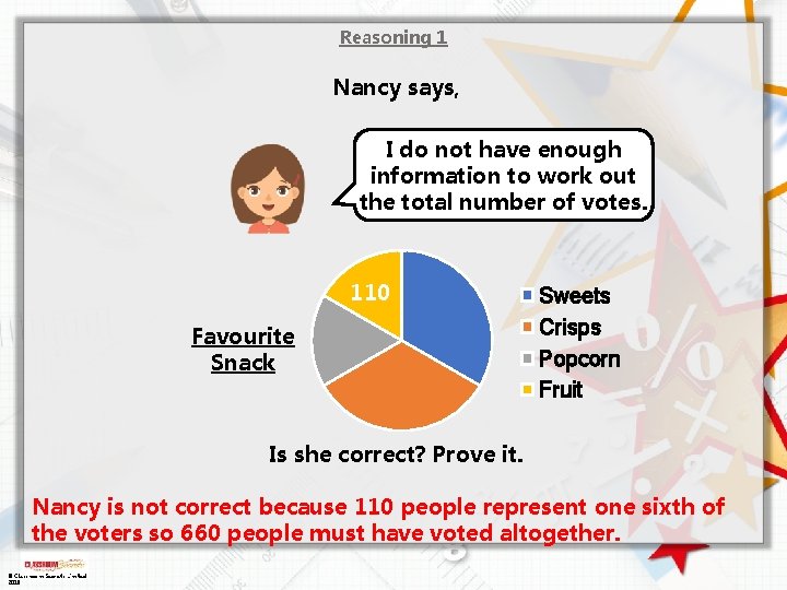 Reasoning 1 Nancy says, I do not have enough information to work out the Reasoning 1 Nancy says, I do not have enough information to work out the