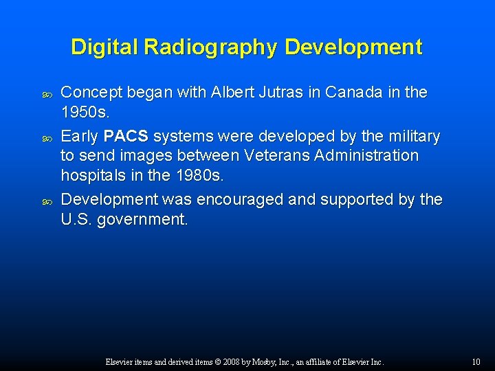 Digital Radiography Development Concept began with Albert Jutras in Canada in the 1950 s.