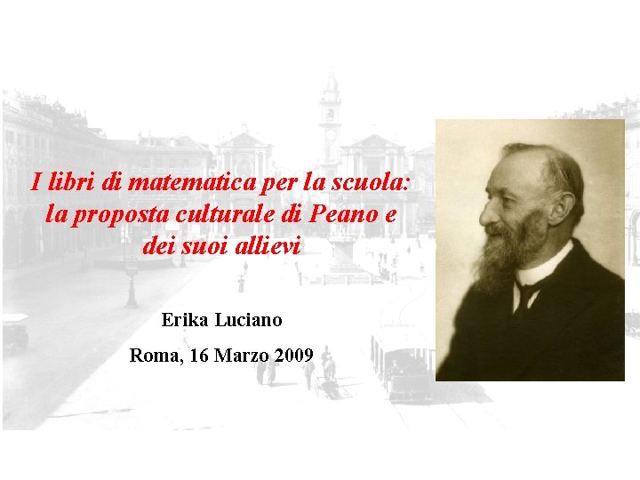 I libri di matematica per la scuola: la proposta culturale di Peano e dei