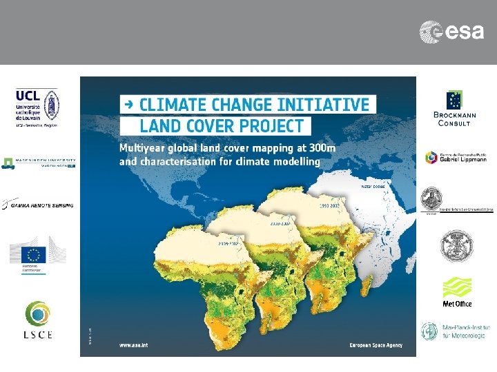 ESA CCI-LC | Slide 1 ESA UNCLASSIFIED – For Official Use 