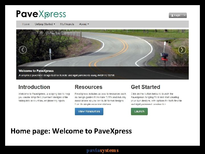 Home page: Welcome to Pave. Xpress paviasystems 
