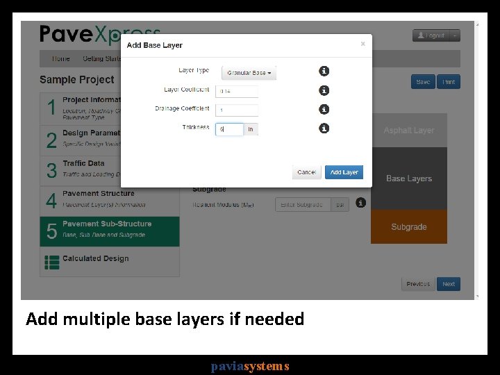 Add multiple base layers if needed paviasystems 