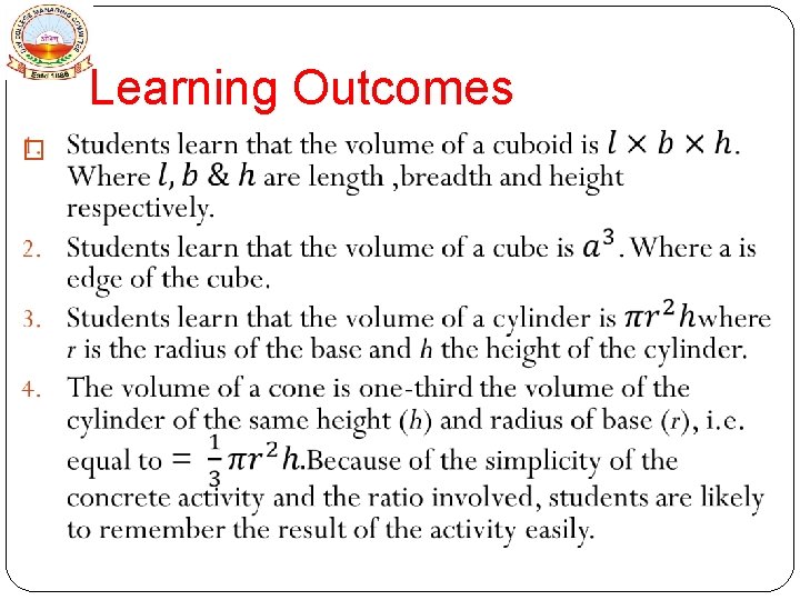 Learning Outcomes � 