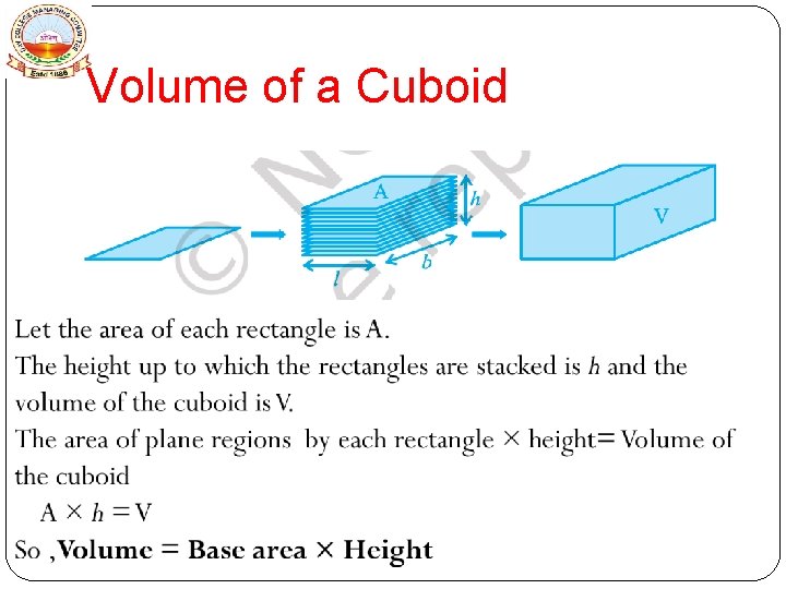 Volume of a Cuboid 