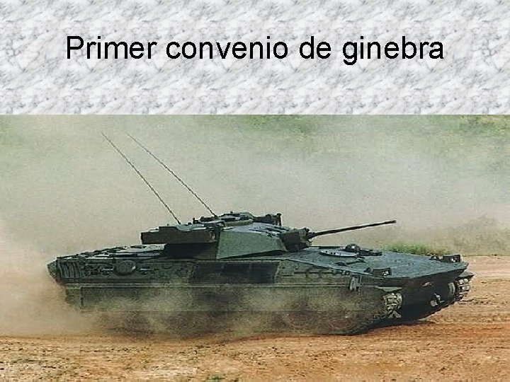 Primer convenio de ginebra 