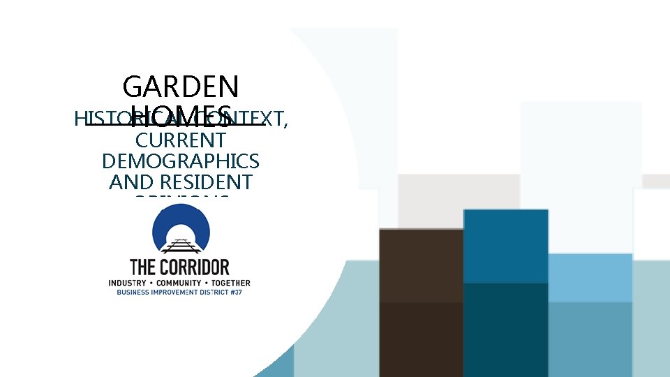 GARDEN HISTORICAL CONTEXT, HOMES CURRENT DEMOGRAPHICS AND RESIDENT OPINIONS 