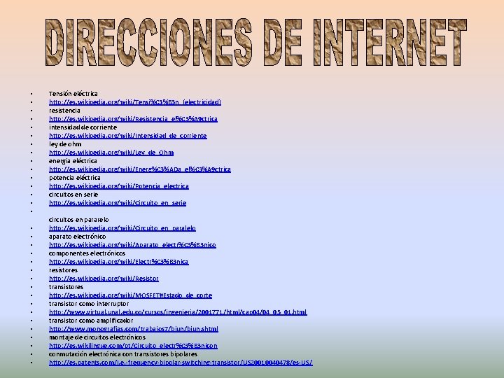 • • • • • • • • Tensión eléctrica http: //es. wikipedia. • • • • • • • • Tensión eléctrica http: //es. wikipedia.